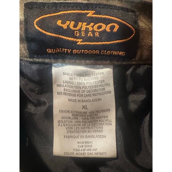 Yukon Men's Gear Size XL Breakup Infinity Outdoor Camflauge Pants Pockets - Picture 3 of 5